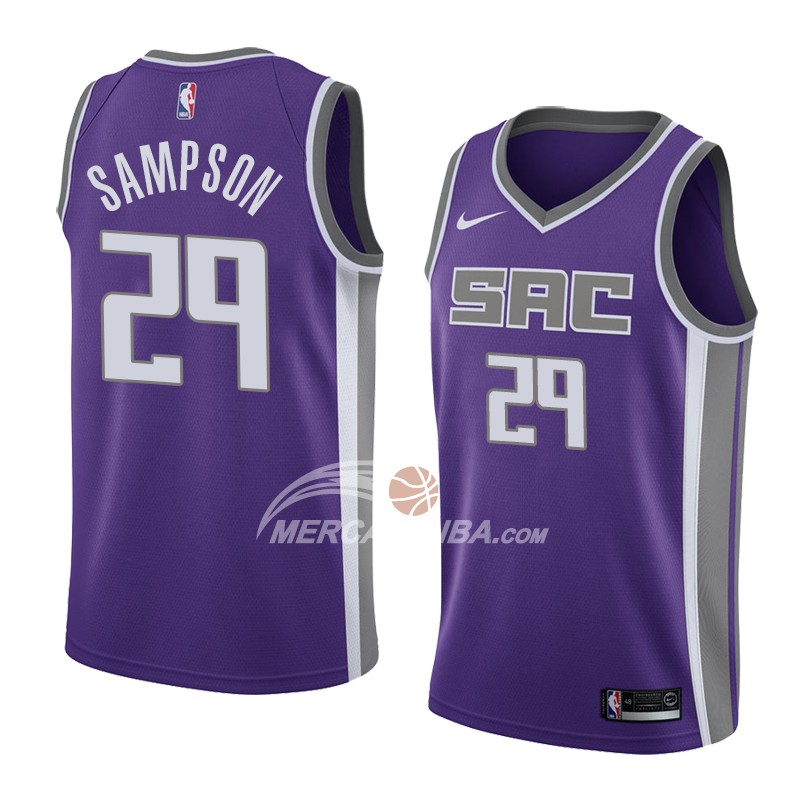 Maglia Sacramento Kings Jakarr Sampson Icon 2018 Viola